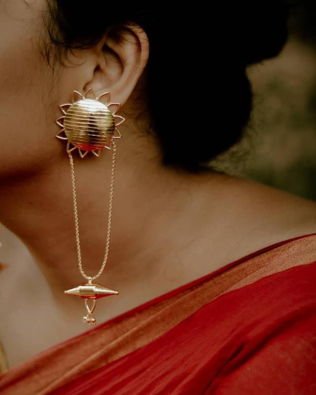 SUNFLOWER DEJHOOR EARRINGS